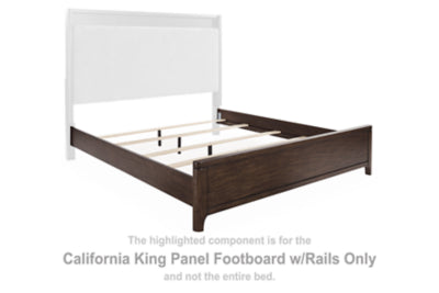 Korestone California King Panel Footboard with Rails