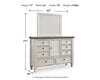 Havalance Dresser and Mirror