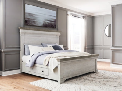 Havalance California King Panel Storage Bed