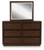 Kendamor Dresser and Mirror