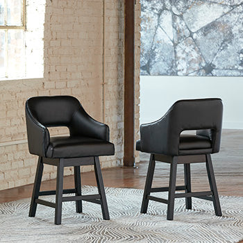 Tallenger Counter Height Bar Stool (Set of 2)
