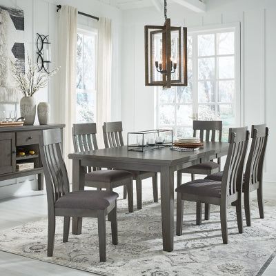 Hallanden Dining Table, 6 Chairs and Server