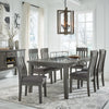 Hallanden Dining Table, 6 Chairs and Server