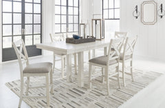 Robbinsdale Counter Height Dining Table and 6 Barstools