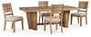 Kristiland Dining Table and 4 Chairs