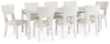 Chalanna Dining Table and 8 Chairs