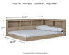 Oliah Full Bookcase Storage Bed