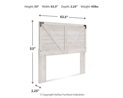Shawburn Queen Crossbuck Panel Headboard