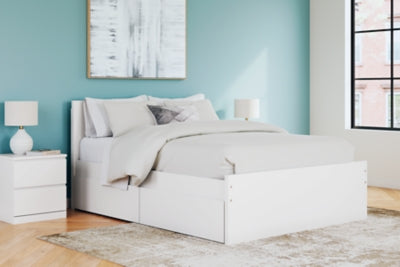 Onita Queen Panel Platform Bed with 2 Side Storage