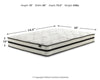 Chime 10 Inch Hybrid Twin Mattress in a Box