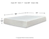 10 Inch Chime Memory Foam California King Mattress in a Box