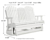 Hyland Wave Outdoor Glider Loveseat