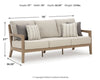Hallow Creek Outdoor Sofa with Cushion