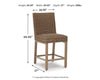 Walton Bridge Outdoor Bar Stool (Set of 2)