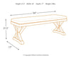 Beachcroft Outdoor Bench with Cushion