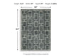 Elderland Washable 5' x 7' Area Rug