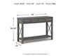 Freedan Sofa/Console Table