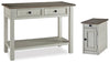 Bolanburg Sofa Table and Chair Side End Table