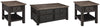 Tyler Creek Coffee Table and 2 End Tables