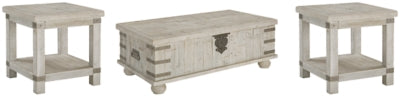 Carynhurst Coffee Table and 2 End Tables