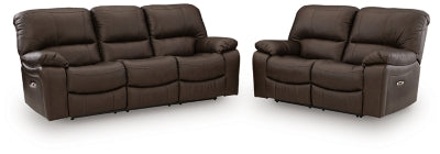 Leesworth Power Reclining Sofa and Loveseat
